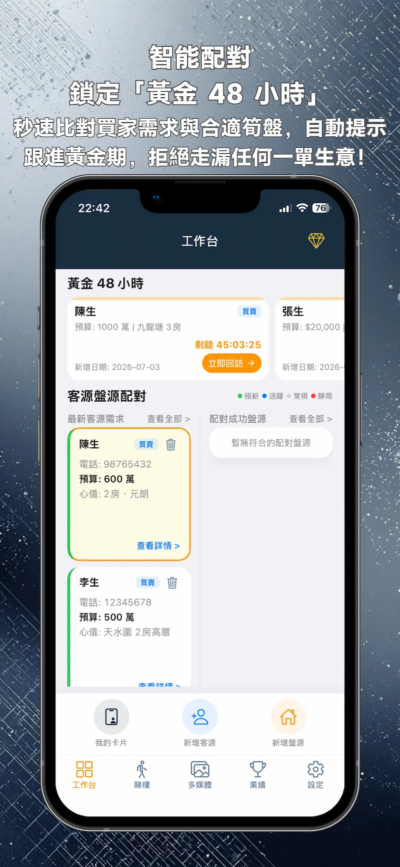 黃金 48 小時配對